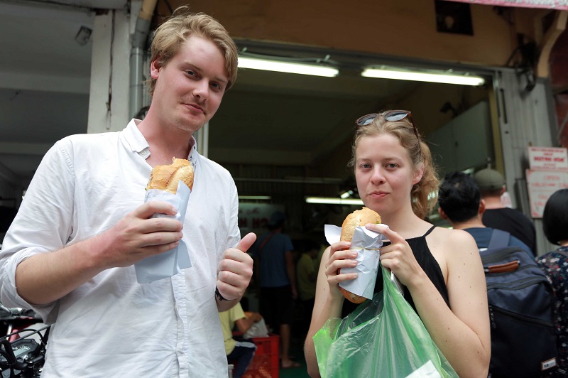 Banh Mi is one of the top choices for tourists