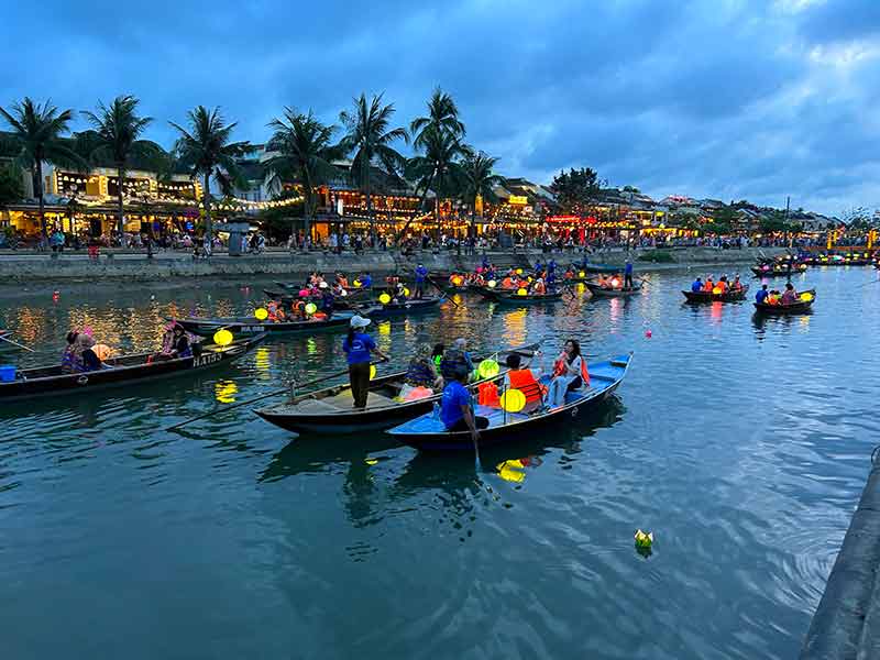 Boating on the Thu Bon River