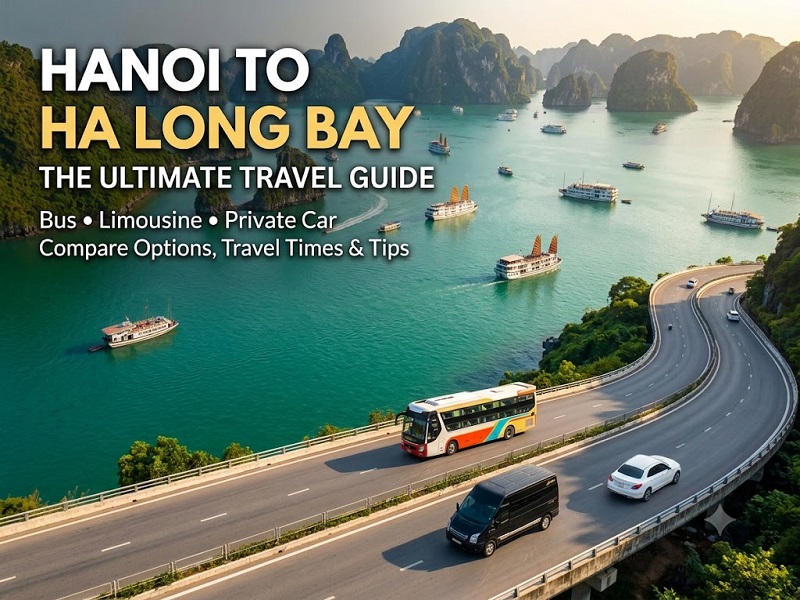 Travel from Hanoi to Ha Long Bay in Northern Vietnam